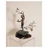 Malcom Moran Limited Edition Bronze Figural Sculpture