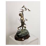 Malcom Moran Limited Edition Bronze Figural Sculpture