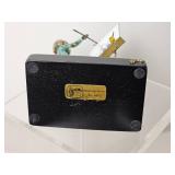 Malcolm Moran Mixed-Media Bronze Figure at Easel Sculpture (1972)