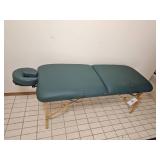 Portable NRG Folding Massage Table with Face Cradle