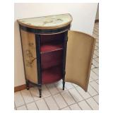Vintage Imperial Furniture Chinoiserie Gilt-Painted Crescent Cabinet