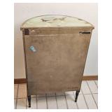 Vintage Imperial Furniture Chinoiserie Gilt-Painted Crescent Cabinet