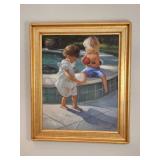 Original Signed Oil Painting on Canvas in Gilt Frame - by Kettleborough