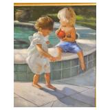 Original Signed Oil Painting on Canvas in Gilt Frame - by Kettleborough