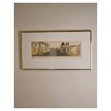 Artist Proof Lithograph - "Canal Grande e Salute in Venezia"