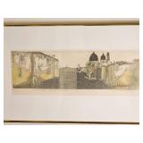 Artist Proof Lithograph - "Canal Grande e Salute in Venezia"