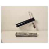 Decorative Kaleidoscope Pair with Colorful Glass Chambers