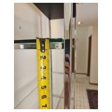 Vintage Milo Baughman-Style Chrome Shelving Unit  A