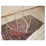 70s Lucite "Check-Mark" Sculptural Coffee Table