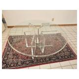 70s Lucite "Check-Mark" Sculptural Coffee Table