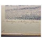 Original Hand-Colored Lithograph “Barbizon – L’AubergeGanne” by Maurice Jacque, c.1880