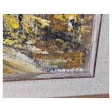 Original Frank T. Sakamoto Oil Painting Autumn Landscape