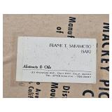 Original Frank T. Sakamoto Oil Painting Autumn Landscape