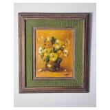 Still Life Floral Oil Painting, Original Sergey Slavin
