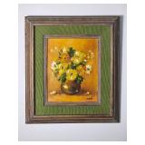 Still Life Floral Oil Painting, Original Sergey Slavin