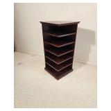 Contemporary Corner Media Shelf