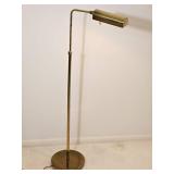 Vintage MCM Adjustable Brass Reading Lamp