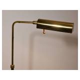 Vintage MCM Adjustable Brass Reading Lamp