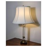 Romantic Crystal Column Table Lamp