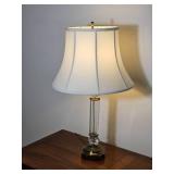 Romantic Crystal Column Table Lamp