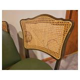 Set of Retro Cane-Back Folding Chairs
