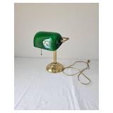 Traditional Green Shaded Bankers Lamp