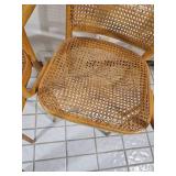 MCM Josef Hoffmann Style Bentwood Cane Bistro Chairs by Stendig, as