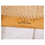 MCM Josef Hoffmann Style Bentwood Cane Bistro Chairs by Stendig, as