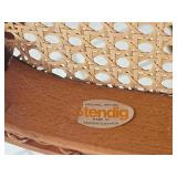 MCM Josef Hoffmann Style Bentwood Cane Bistro Chairs by Stendig, as