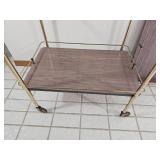 Retro MCM Bar Cart on Casters