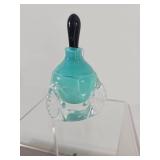 Beautiful Signed Art Glass Perfume Bottle with Stopper by Loretta Eby