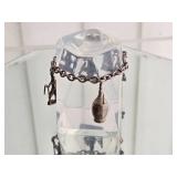 Sterling Silver Travel Charm Bracelet