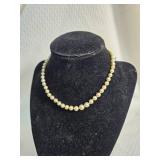 Petite Graduated Pearl Necklace with Sterling Silver Clasp Ð 13 Inches
