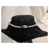 Petite Graduated Pearl Necklace with Sterling Silver Clasp Ð 13 Inches