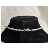 Petite Graduated Pearl Necklace with Sterling Silver Clasp Ð 13 Inches