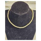 Classic Short-Length Pearl Necklace with Sterling Silver Clasp Ð 13 Inches