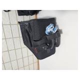 TUMI Black Ballistic Nylon Travel Luggage Set - Rolling Garment Bag & Carry Case