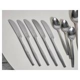 Dansk International Brushed Stainless Flatware Assortment ~ Jette Pattern