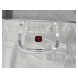 Assorted Acrylic & Smoked Lucite Serving and Organizer Pieces