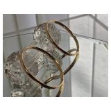 14K Yellow Gold Bangle Bracelet Duo ~ 10g