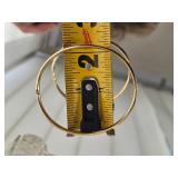 14K Yellow Gold Bangle Bracelet Duo ~ 10g