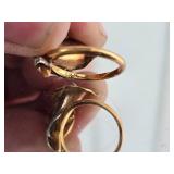 18K Gold Diamond Lily Ring ~ 6g