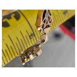 Vintage Edwardian Blue Enamel Pendant with Diamond Accents and Dangling Pearl