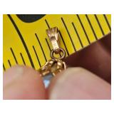 8mm Hanging Blue Pearl Pendant with Gold Mount