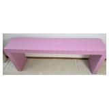 Modern Pink Console or Sofa Table