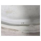 Vintage Porcelain Boy with Basket Figural Planter