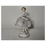 Vintage Dresden Lace Porcelain Figurine - AS