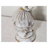 Vintage Dresden Lace Porcelain Figurine - AS