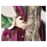 Hand Painted Porcelain Gentleman Figurine in Period Attire - AS