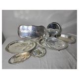 Extensive Silverplate Serving and Tea Service Collection